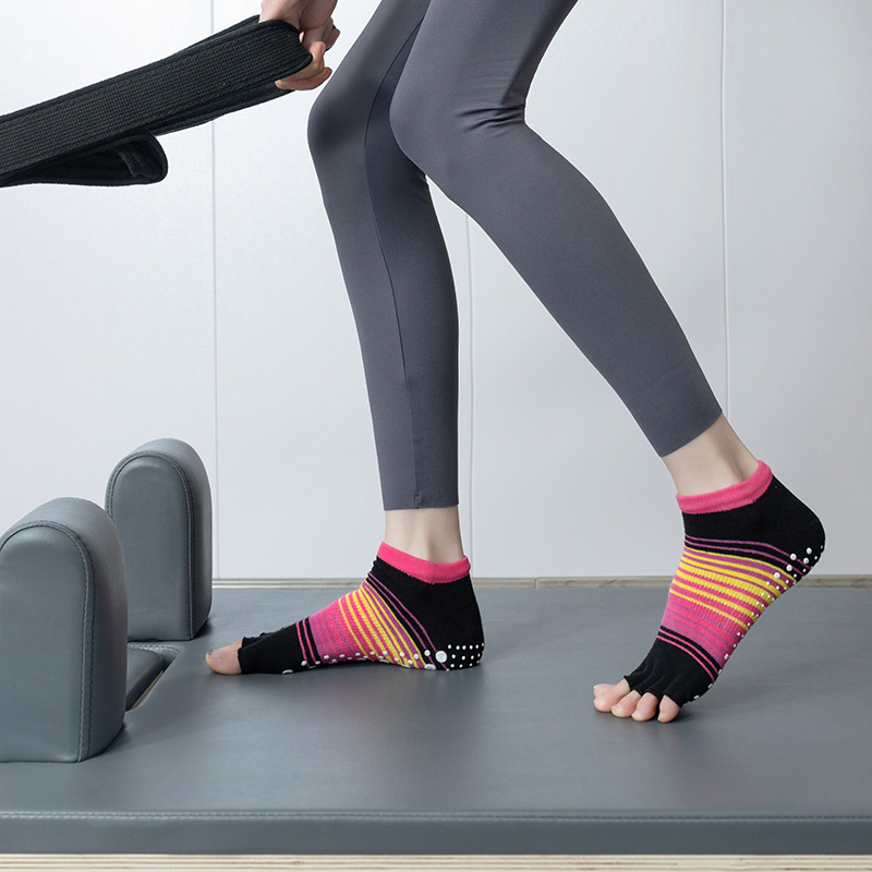 3 Pairs Open Toe Grip Yoga Socks Test Sample